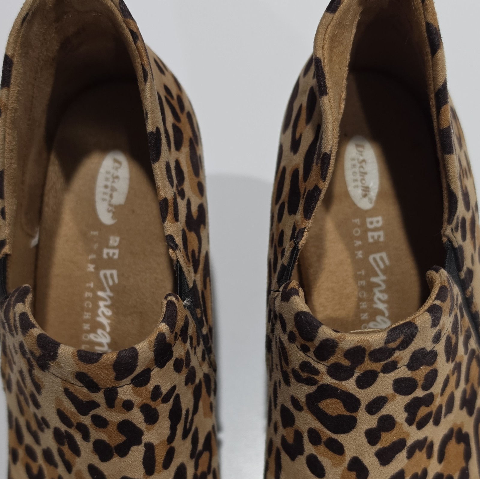 Dr. Scholl’s Shoes BE Energized Women’s Animal Print Faux Suede Bootie 8.5