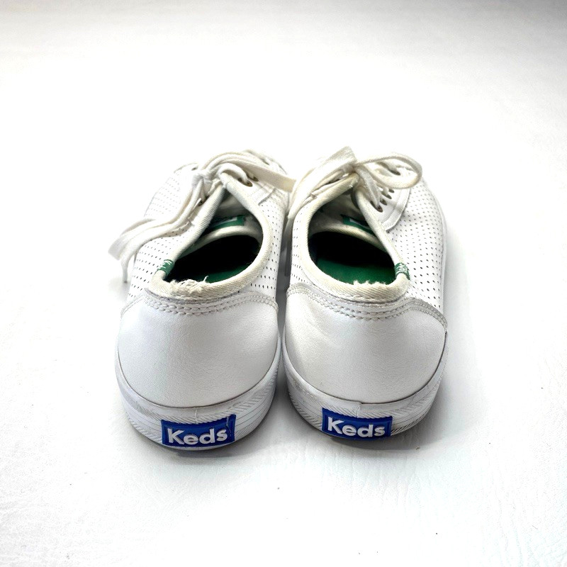 Keds Kickstart Women Size 7.5 Shoes WH56115 White Leather Casual Sneakers 1678