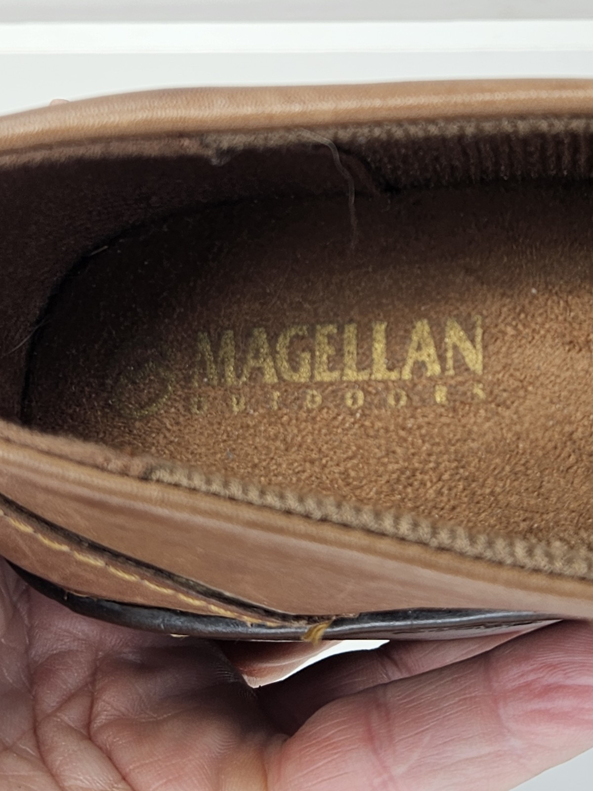 Magellan Outdoors Clogs Women’s Size 9 Brown Leather Slip On Shoes