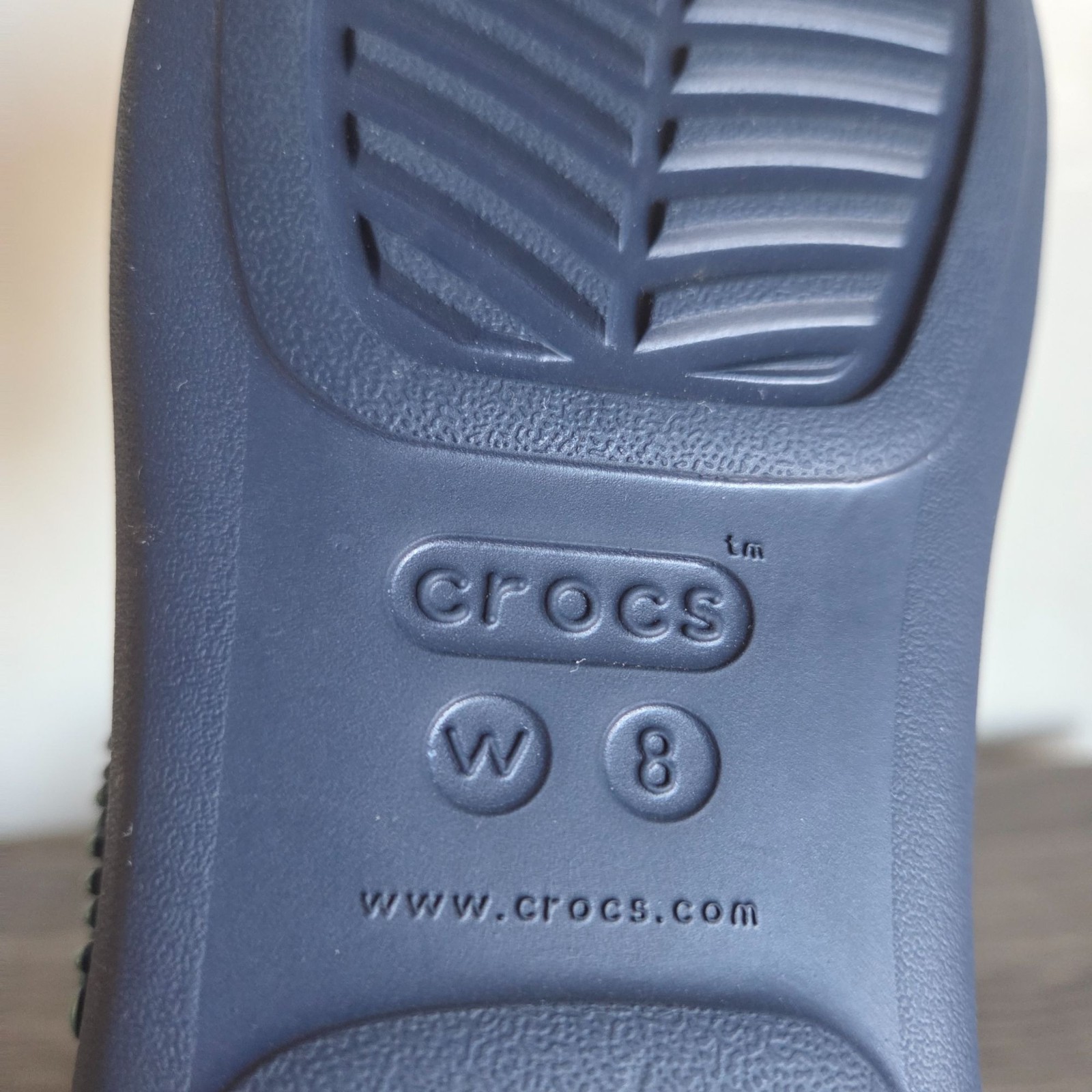 Crocs Monterey Diamante Embellished Wedge Flip Flop Sandals Blue/Teal Women’s 8