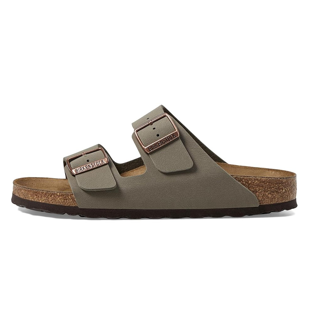 Birkenstock Arizona Stone Classic Birkibuc Cork Two-Strap Sandals Women’s Shoes