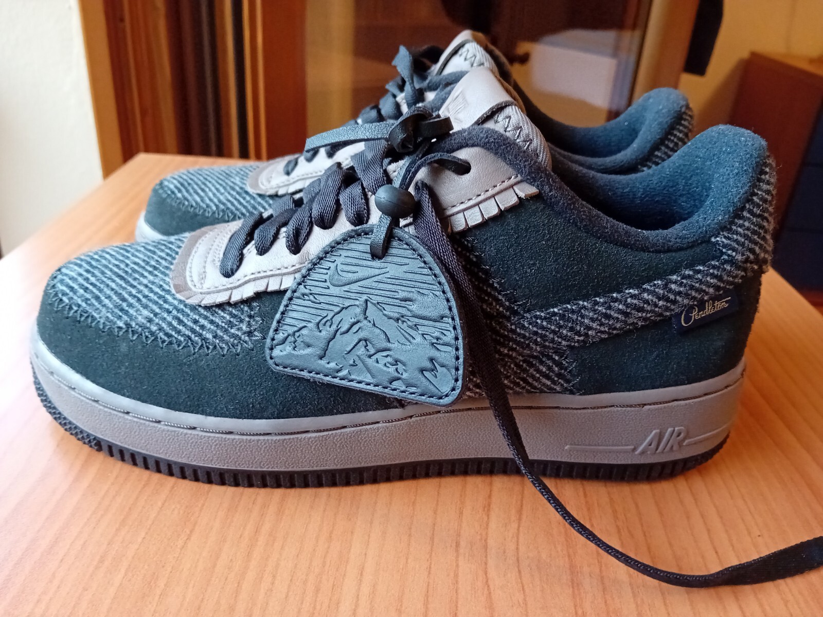 Nike Pendleton Air Force 1 Rare UK 5 US 7.5 EU 38.5 Collection 24.5 Cm