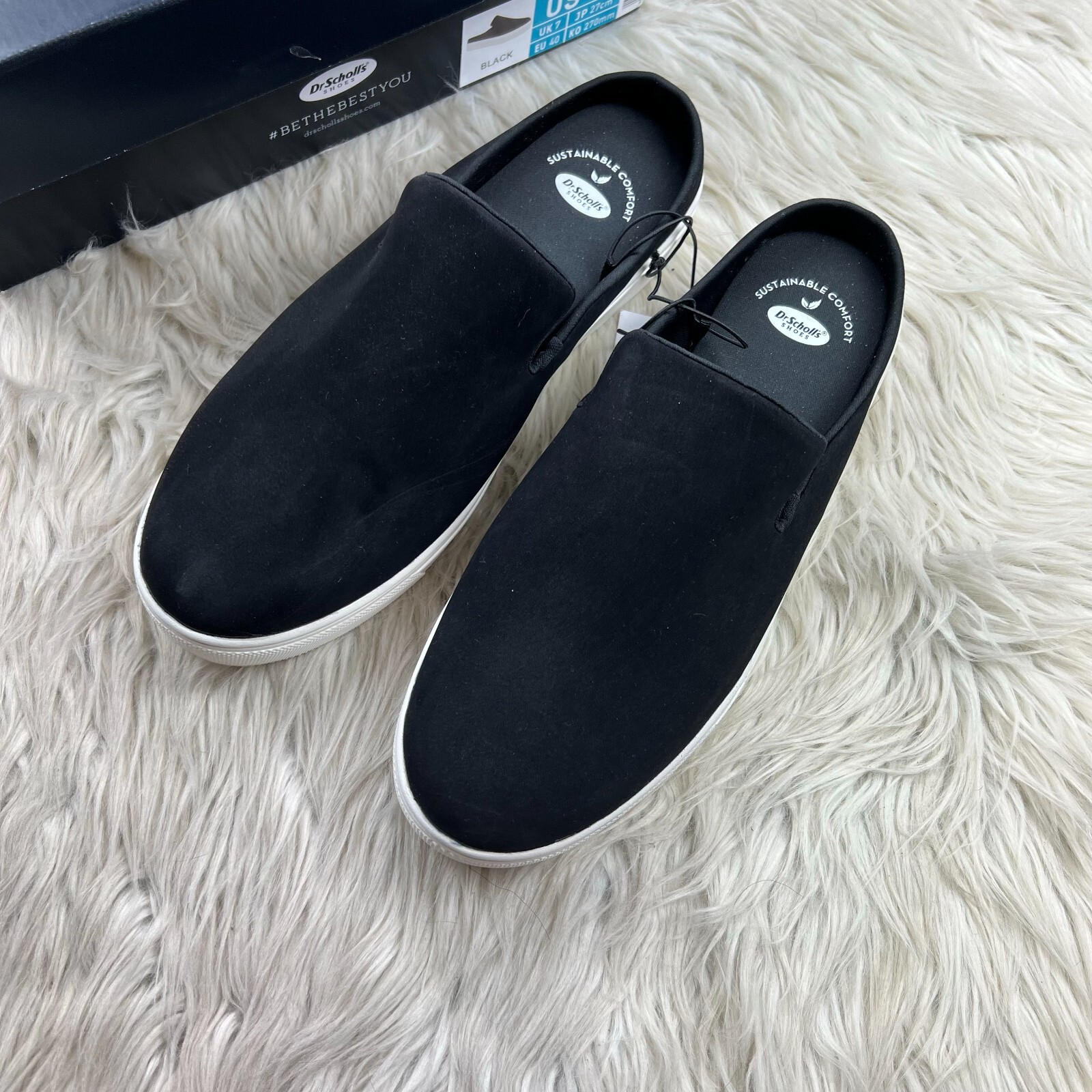NIB Dr. Scholl’s Women’s 10 Delia Slip-On Supportive Mules Open Back Sneakers