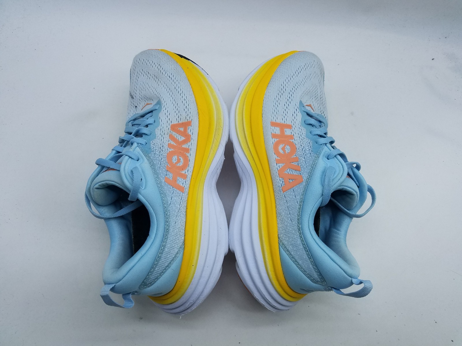 Hoka One One Bondi 8 Womens Size 9 B (Medium) Running Shoes Multicolor *See desc