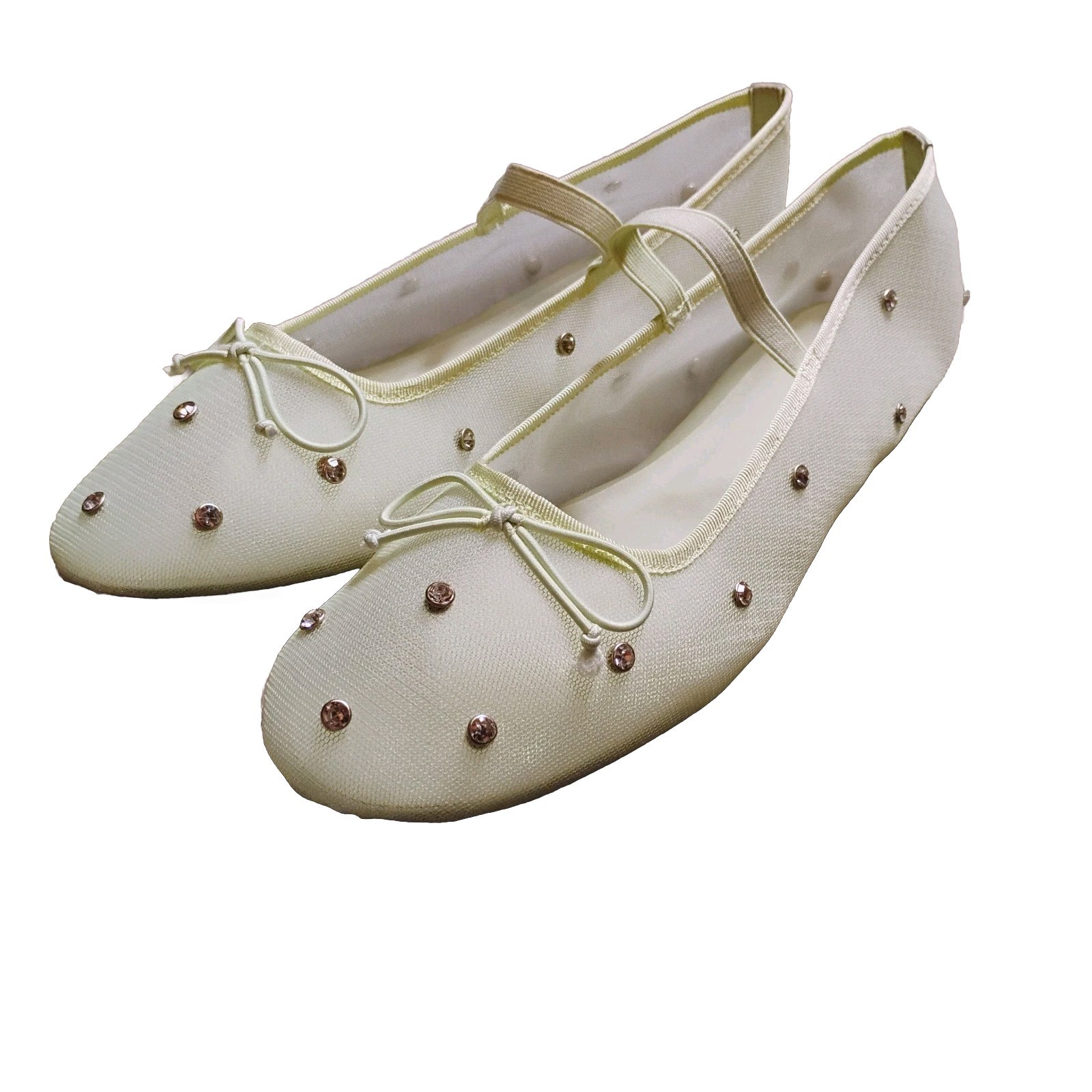 Project Cloud Amity Women’s Size 11 Ballet Style Flat Mint Green Memory Foam