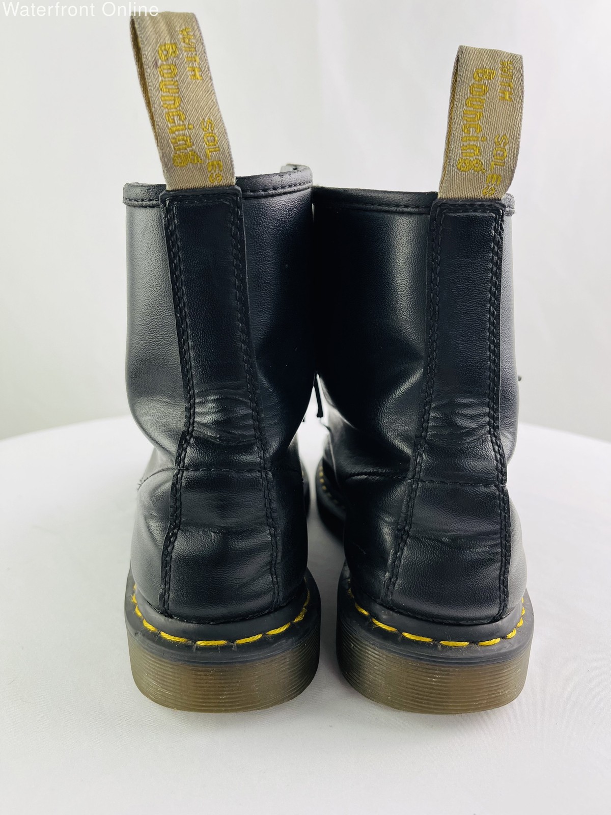 Dr. Martens 1460 Vegan Originals Black Smooth Leather Boots Size 7UK 9US Women