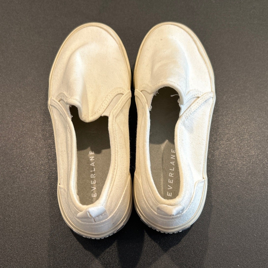 NIB Everlane “The Forever Slip-On Sneaker” – White, Women’s 5 / Men’s 3.5