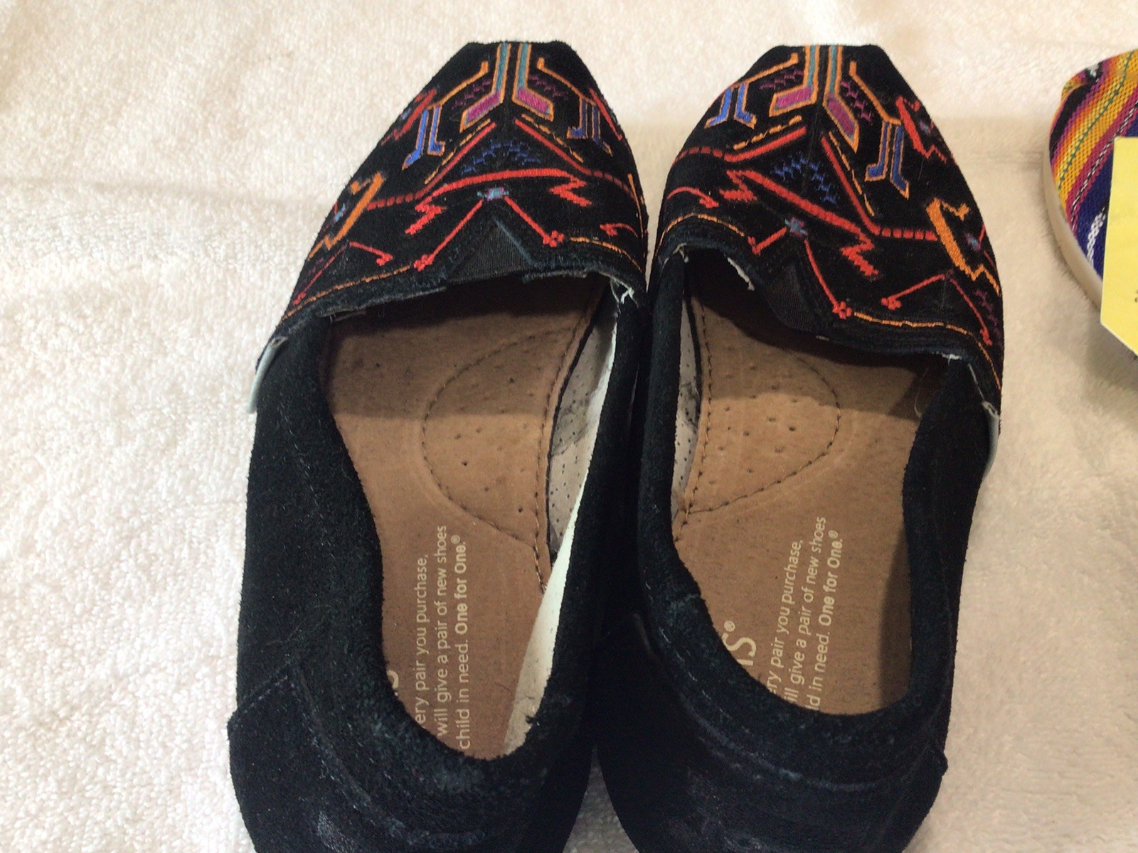 Tom’s size 8 woman’s Shoes, 1 brand New With Tags—lot of 2–