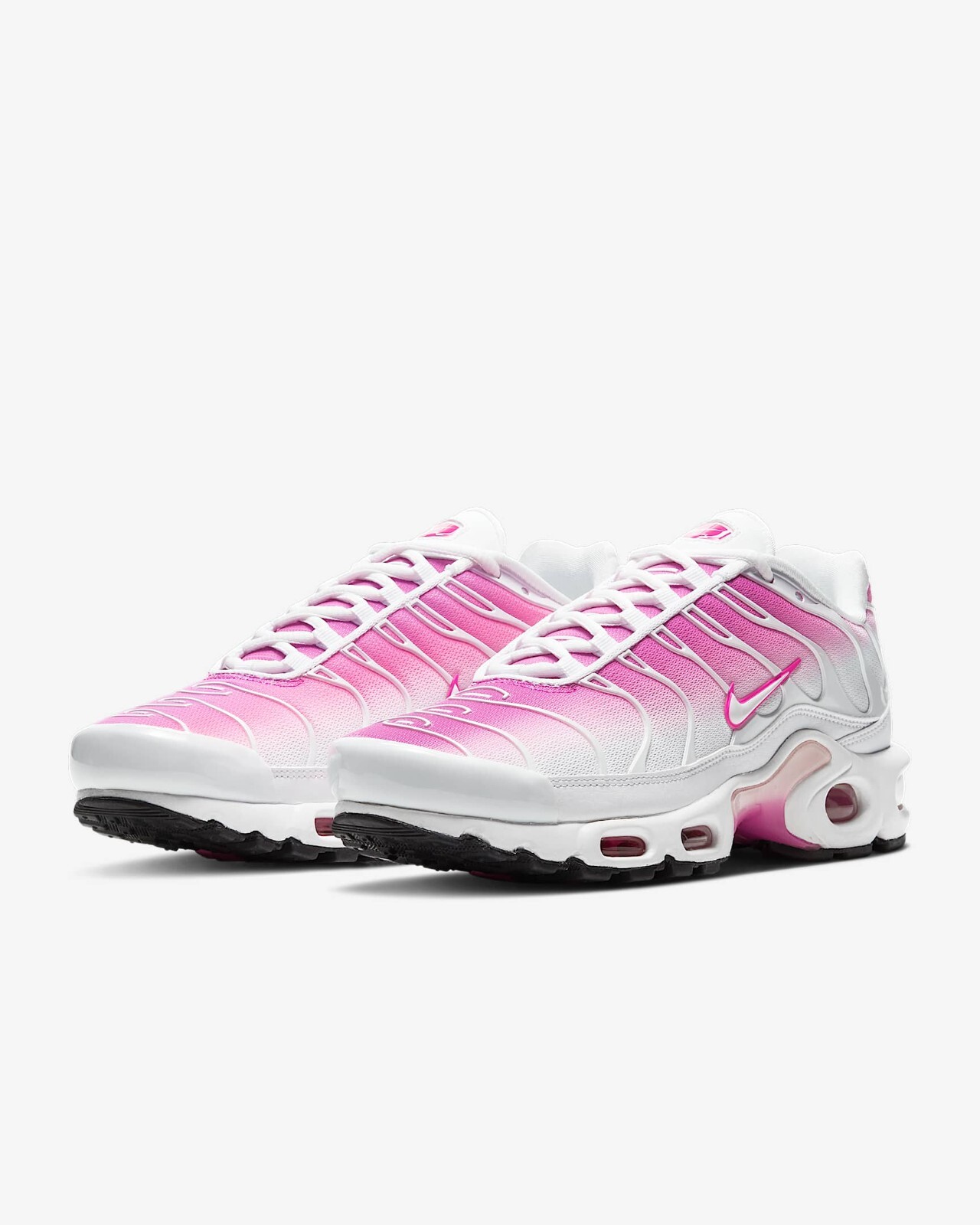 NIKE Women’s Air Max Plus CZ7931-100 White Pink Foam Black Fire Pink