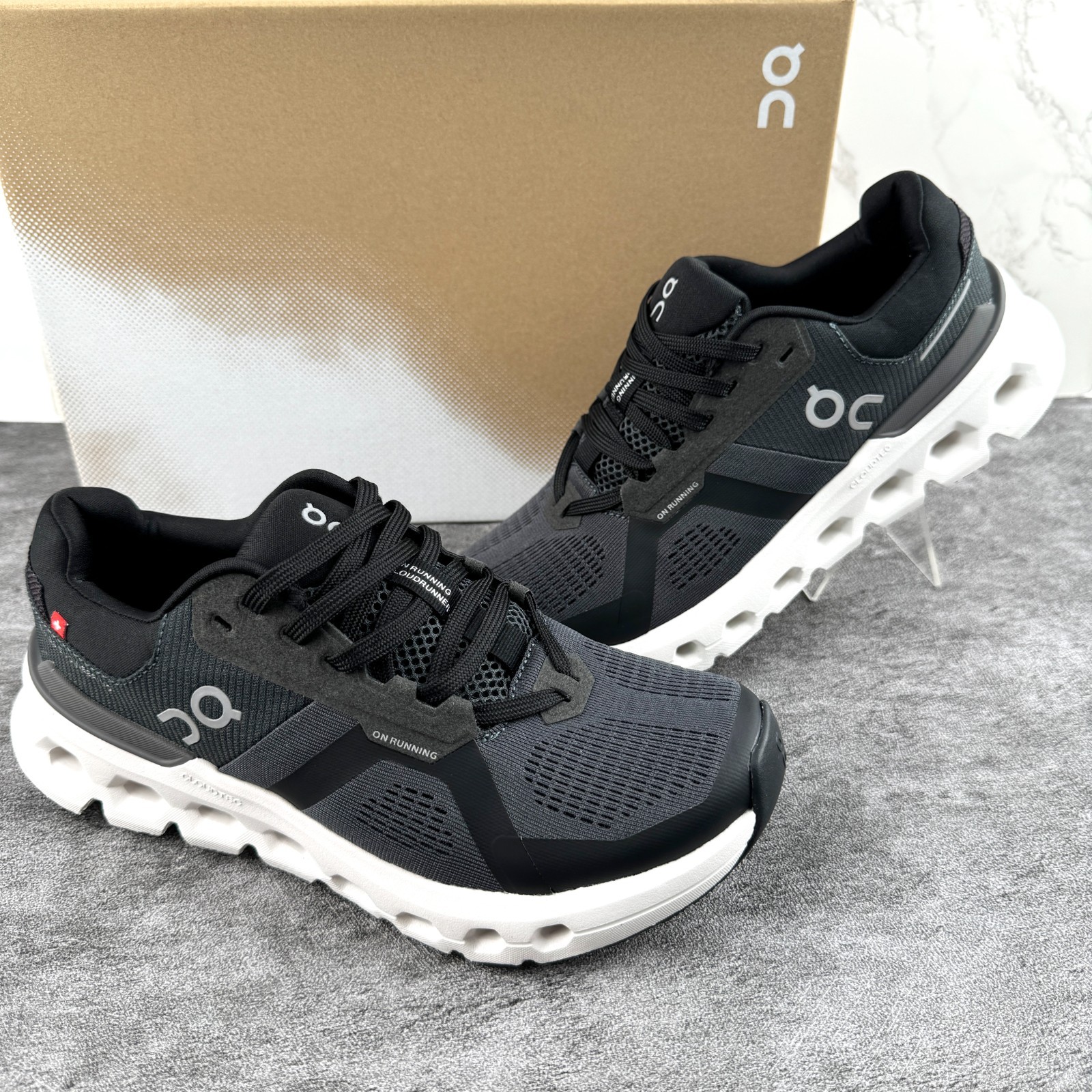 NEW On CLOUDRUNNER 2 Women’s Running Shoes Eclipse | Black US Sizes 6-9.5