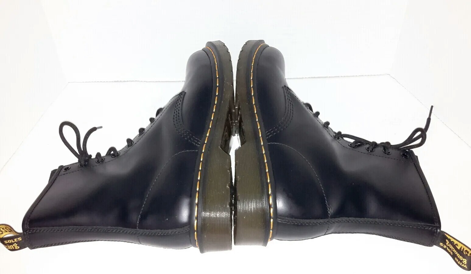 Women’s Shoes Dr. Martens 1460 8 Eye Leather Boots 11821006 BLACK SMOOTH SIZE 11