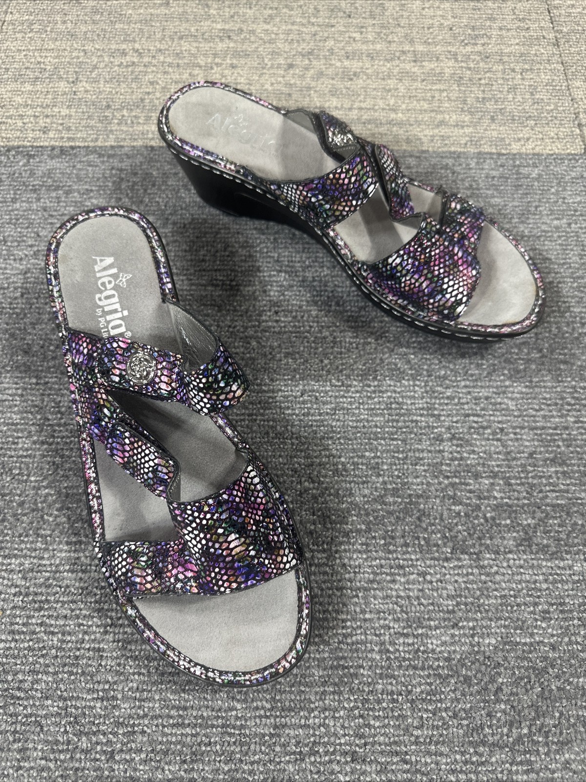 Alegria Lot 299 Loti Funtastic Fashion Wedge Sandals Women’s EU 41 – US 10/10.5