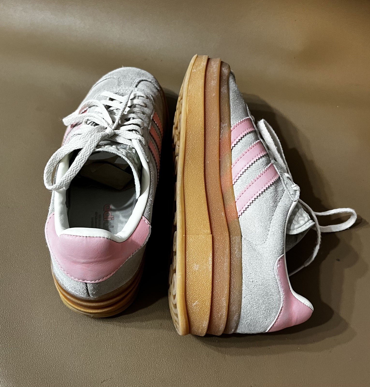 Adidas Gazelle Bold Women’s kids Size 3.6 Pink Sneakers