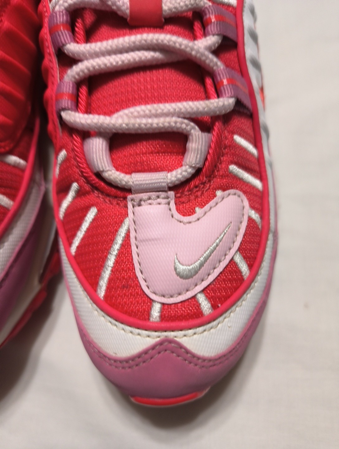 Nike Air Max 98 Valentine’s Day Pink Red White CI3709-600 Women’s Size 7 See Pic