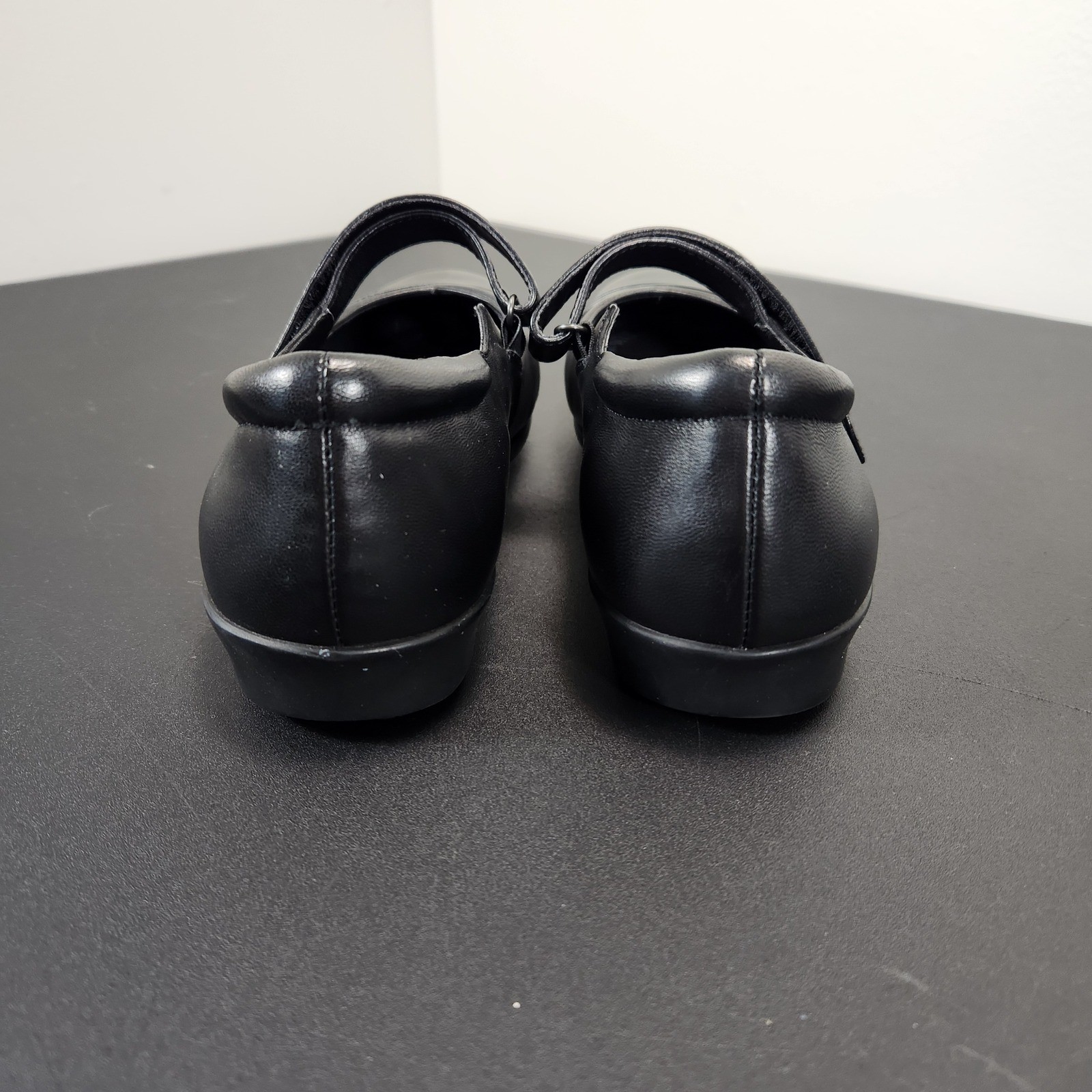 Abeo B.I.O.system Ida Black Leather Mary Jane Comfort Shoes Womens 8 24152888