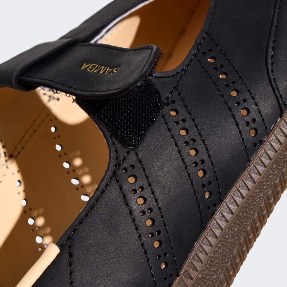 Adidas Samba Jane KJ3970 Core Black Leather T-Strap Gum Sole Women’s New Japan