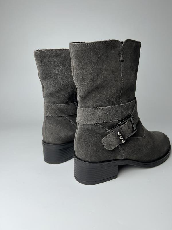 Women Gabor boots grey suede 38 #7TKO