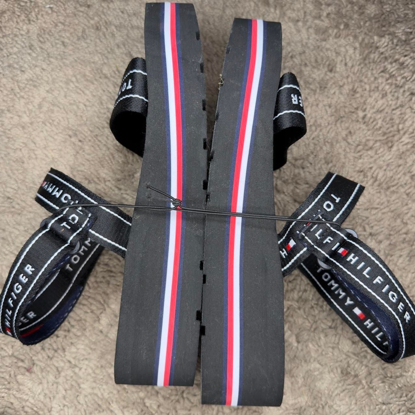Tommy-hilfiger Women’s Black and Navy Sandals