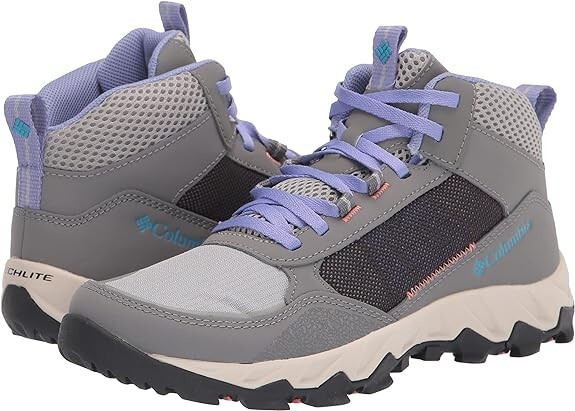 NEW COLUMBIA Women’s FLOW CENTRE Hiking Shoes Sneakers Steam Fairytale 6