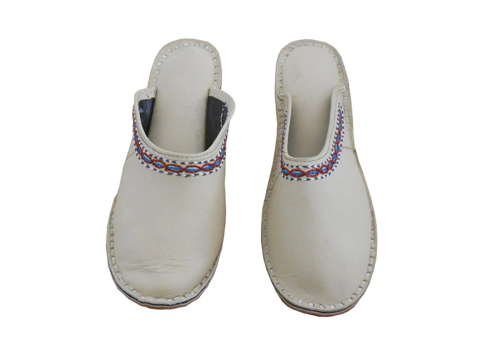 Women Slippers Leather Indian Mojaries Handmade FlipFlops Clogs Foot ware US 6