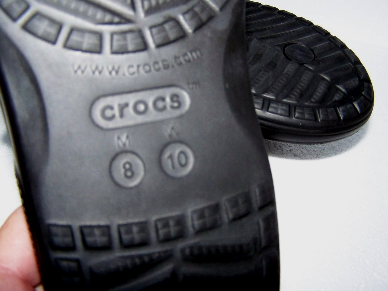 Crocs Baya 10 Wmns / Mens 8 Flip Flop Sandals 208192 Black Slip Ons Unisex NTNEW