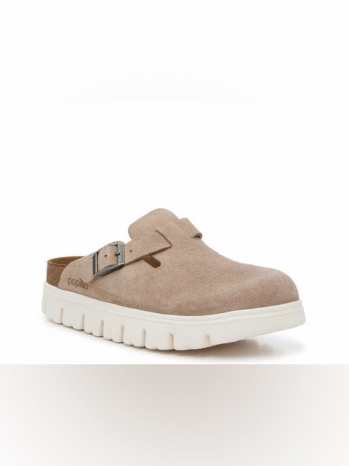 Birkenstock Papillio By Birkenstock Boston Clog Women’s 36 Beige Platform Shoes