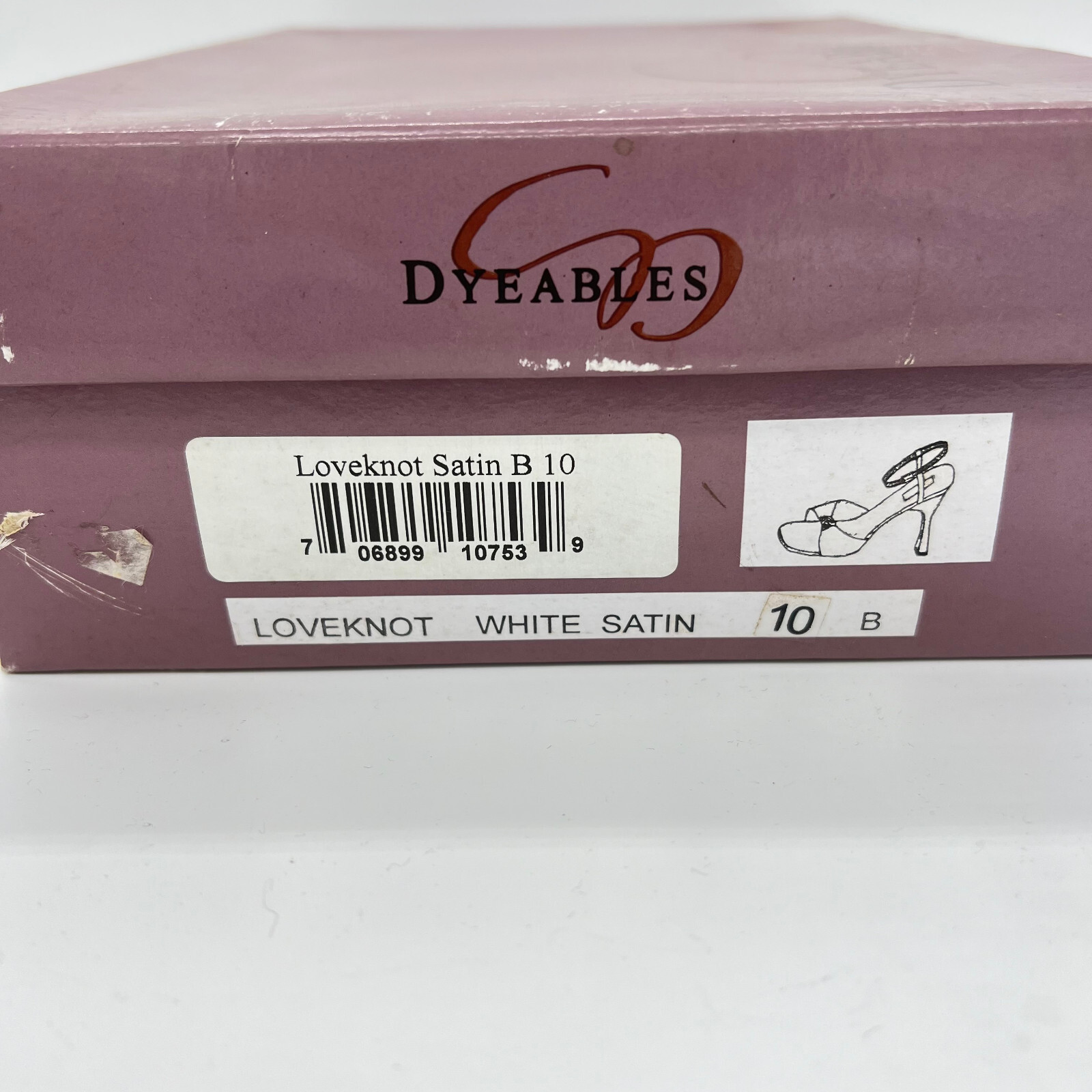 Dyeables Women Super Soft Satin Buckle Slingback Knot Sandal White Satin 10B