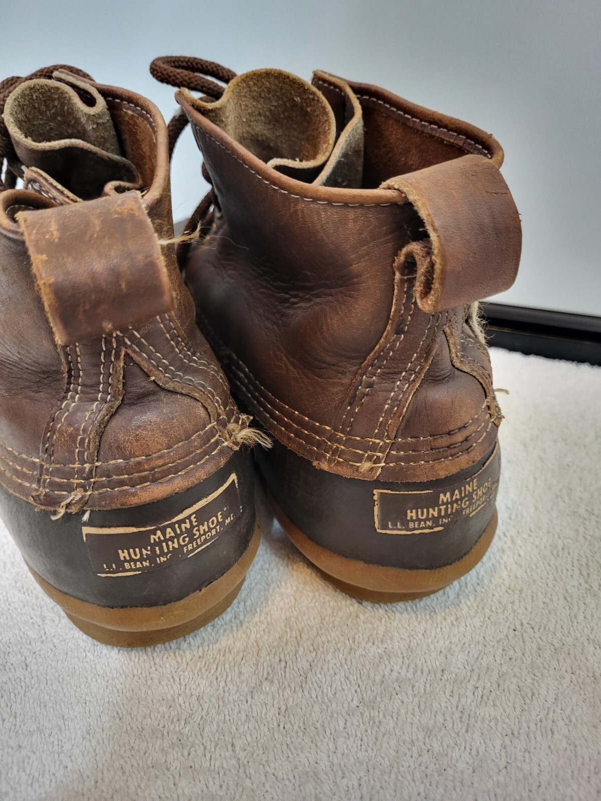 Vintage LL Bean Boots Womens 8 Maine Waterproof Hunting Shoe Duck Boot