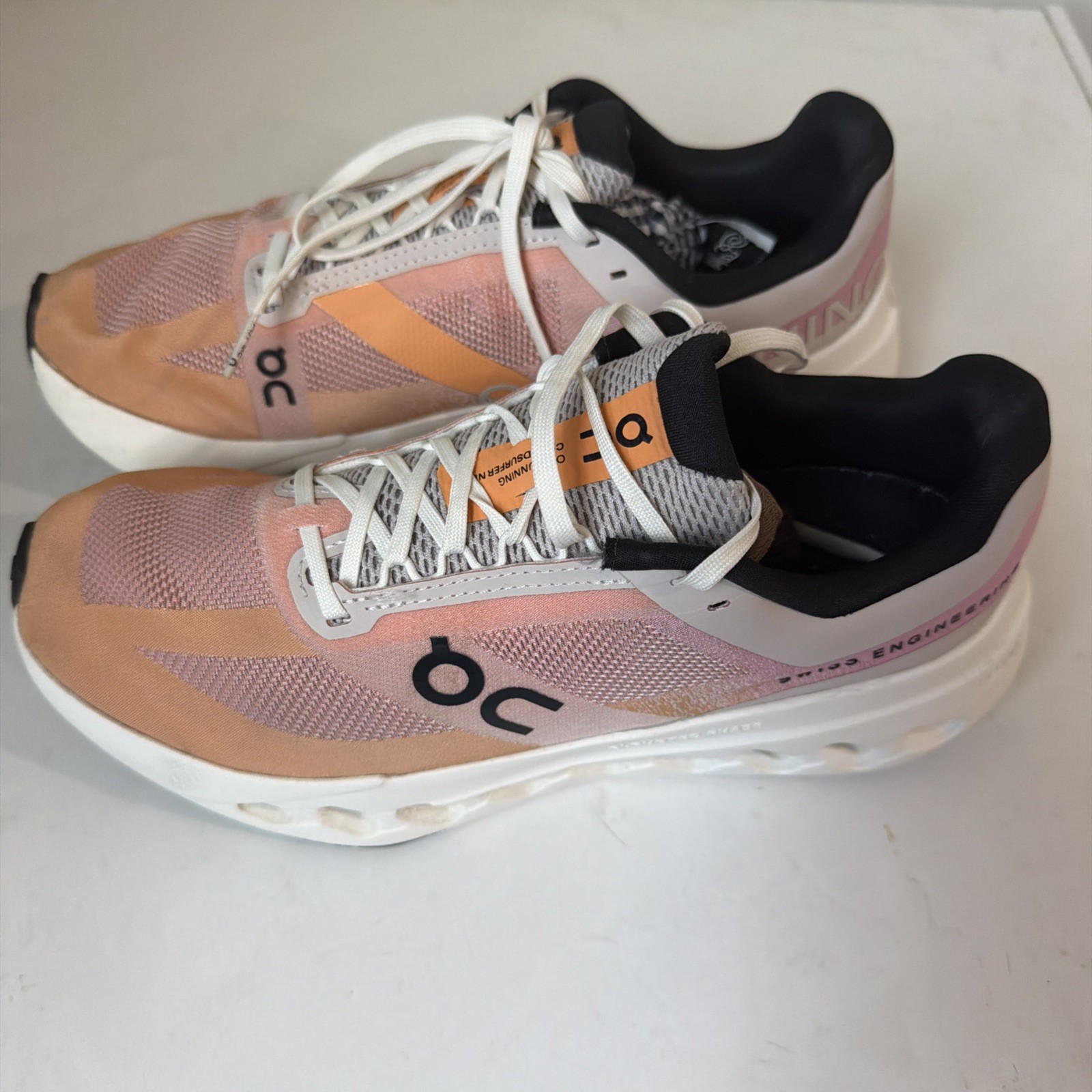 ON Cloudsurfer Next Tangerine Ivory 3WE30053126 Women’s Shoes Size 8,5