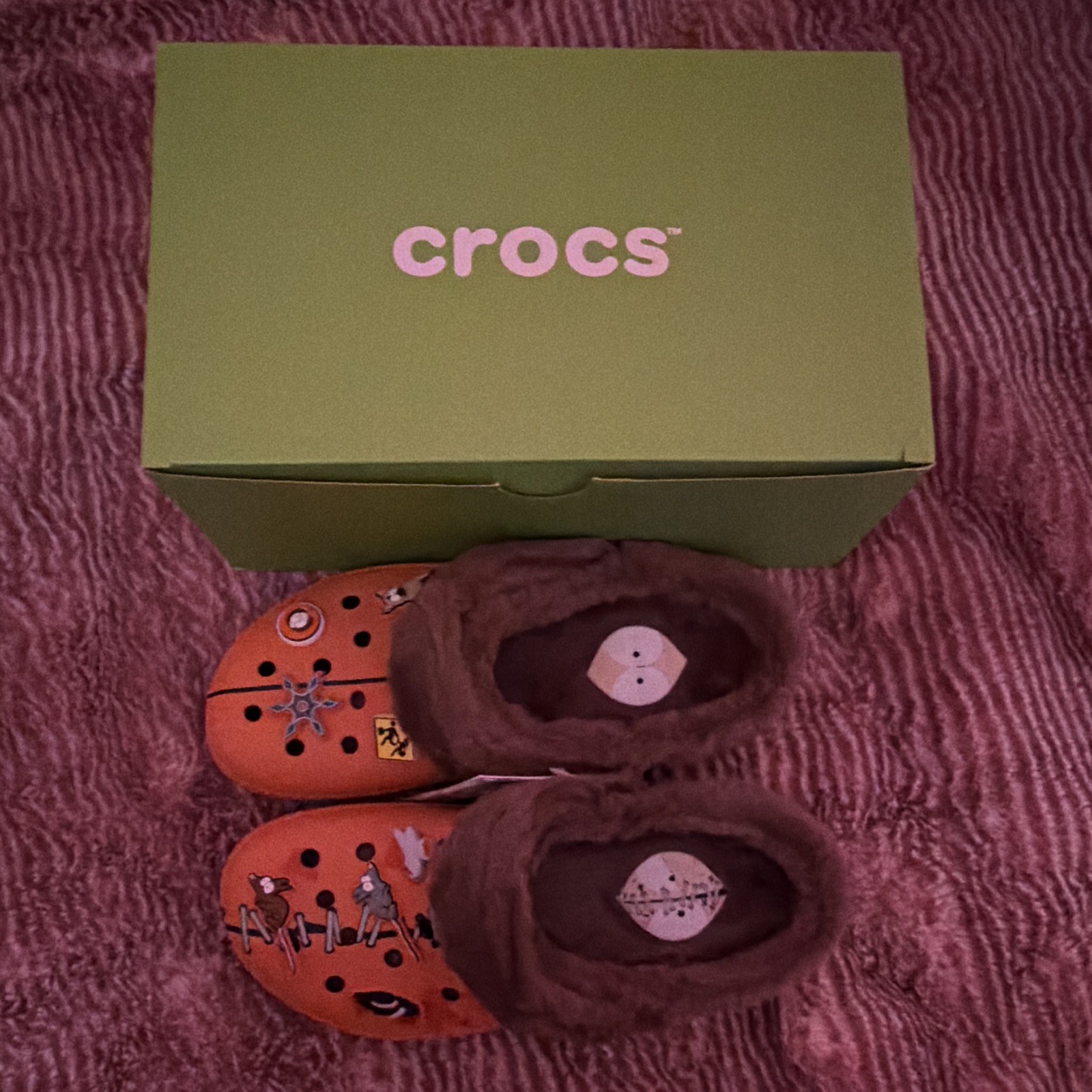 Crocs South Park Kenny Classic Clog Multicolor Graphic Slip-On Comfort M9/W11