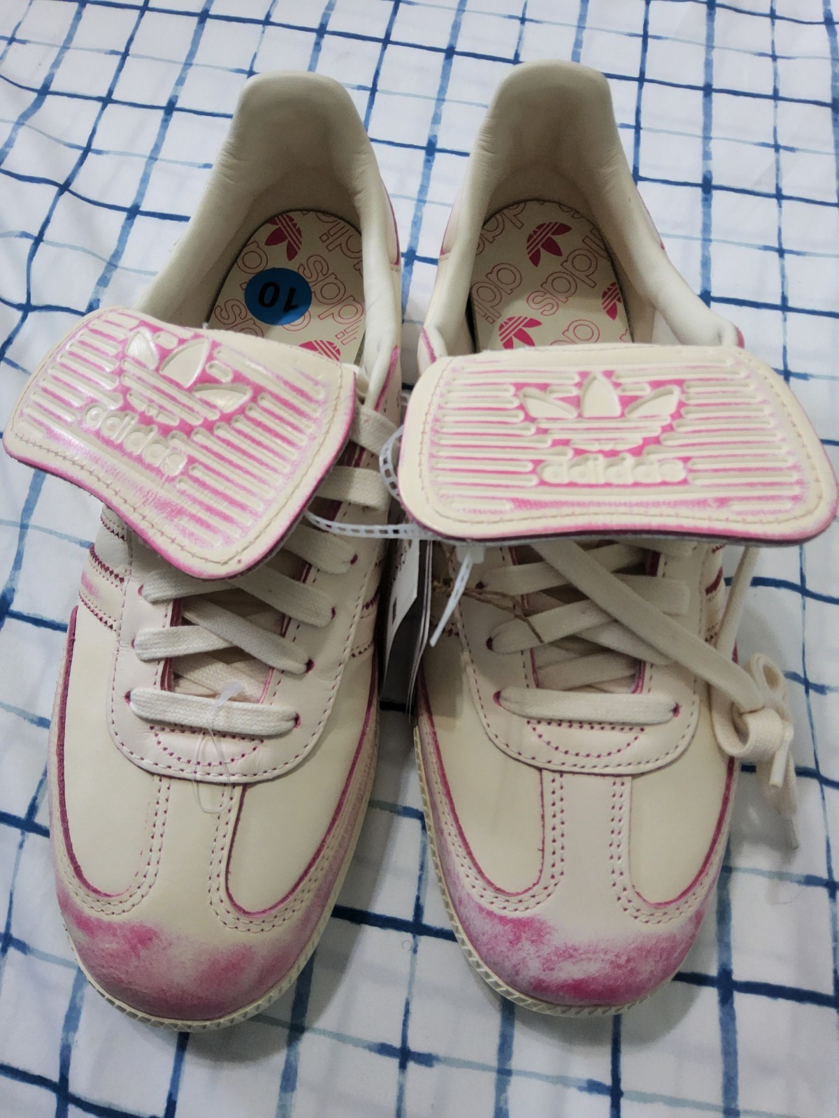 Size 10 – adidas Samba LT Color Fade Pack – Cream Shock Pink W