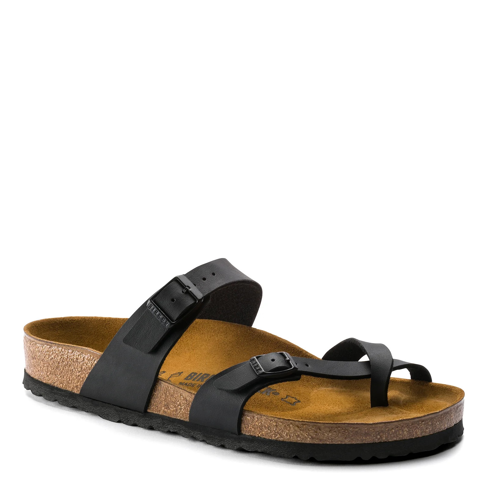 Birkenstock Mayari Birko-Flor Black Sandals Wide Size Women’s Shoes New w/ Box
