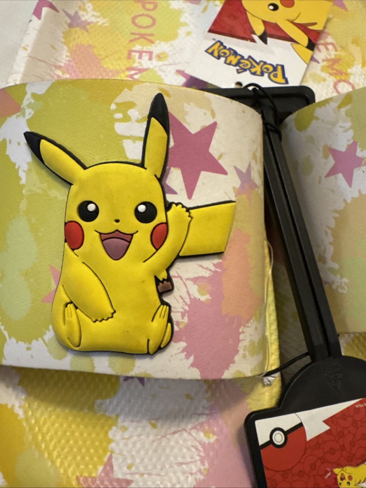 Pokemon Womens Sandals 9 Pikachu Slide On Rubber Waterproof Shower Shoes EVA New