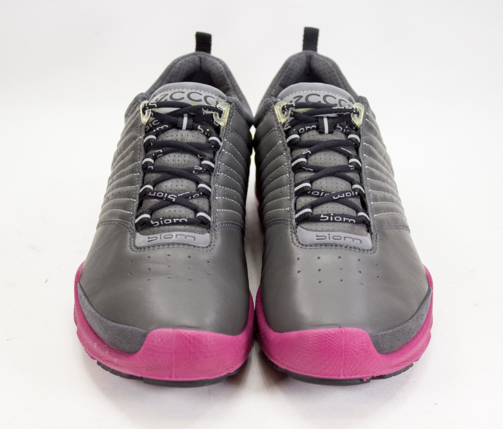 ECCO Biom 8 Womens EU 41 US 10/10.5 Running Sneakers Shoes Gray Purple Leather