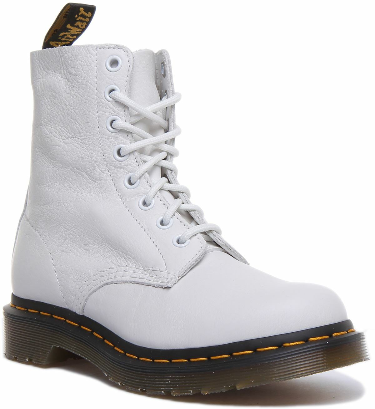 Dr Martens 1460 Pascal In Off White 8 Eye Virginia Core Classic Size US 5 – 11