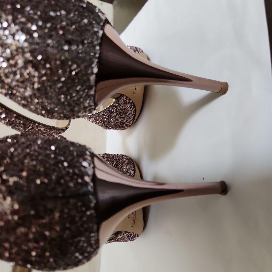 Rare Jimmy Choo 37 24cm Heels 8.5cm Stiletto Sandals Elegant Women’s Shoes