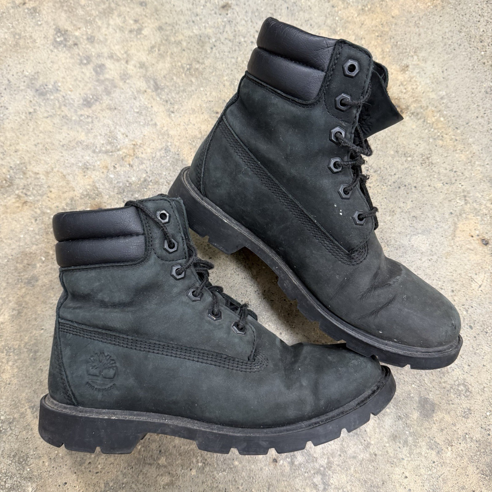 Timberland Linden Woods 6-Inch Waterproof Leather Boots | Black | Womens 6
