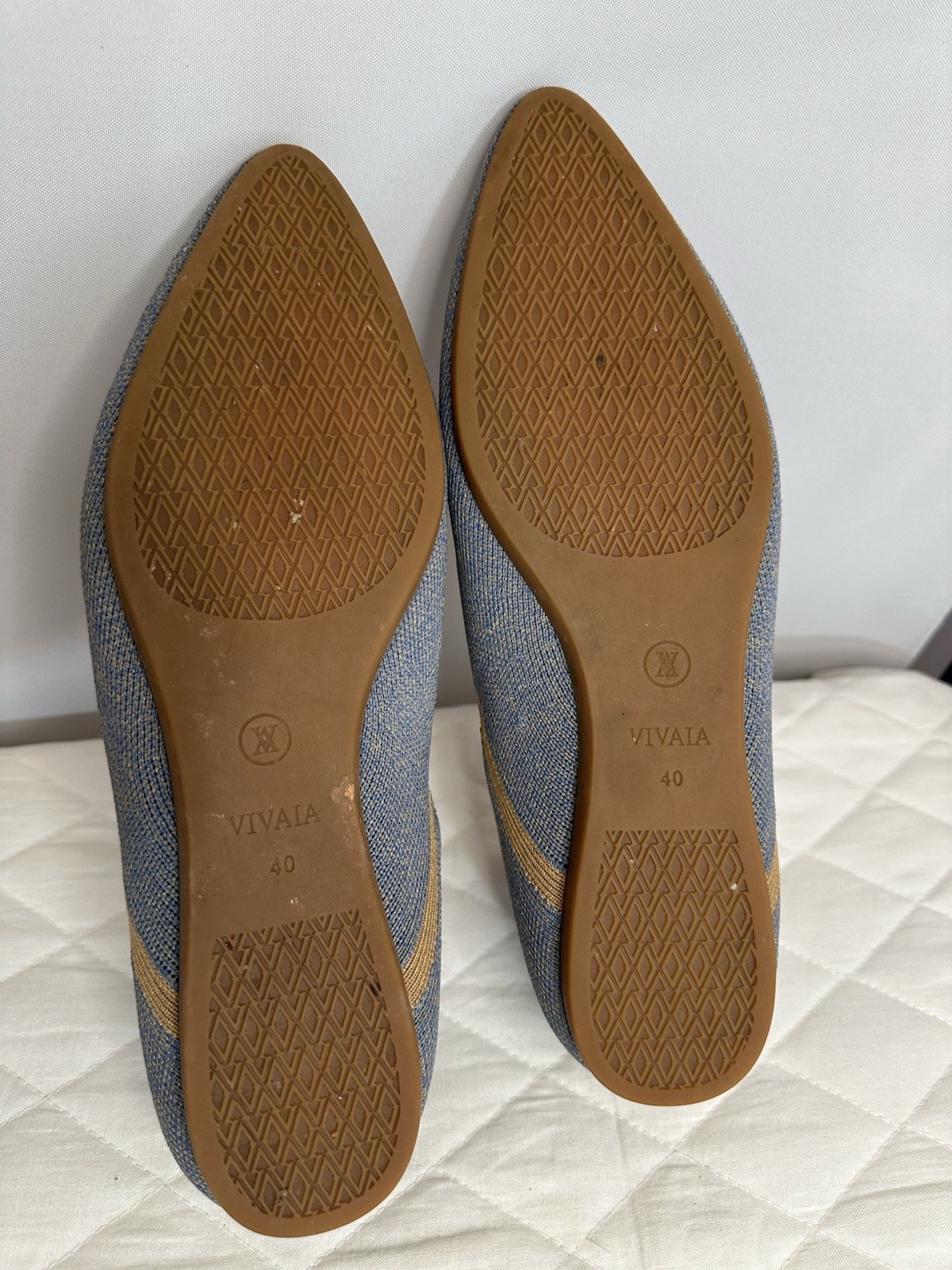 VIVAIA Vienna Soft Heather Slip on Washable Ballet Shoes Pointed-Toe Flats 9.5