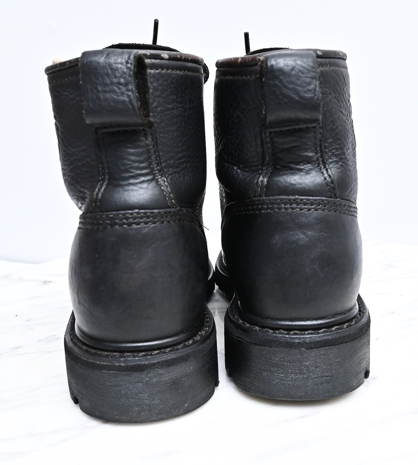 ARIAT ATS Comfort Oiled Leather Work Laced Up Western Ranch Boots Womens Sz 6
