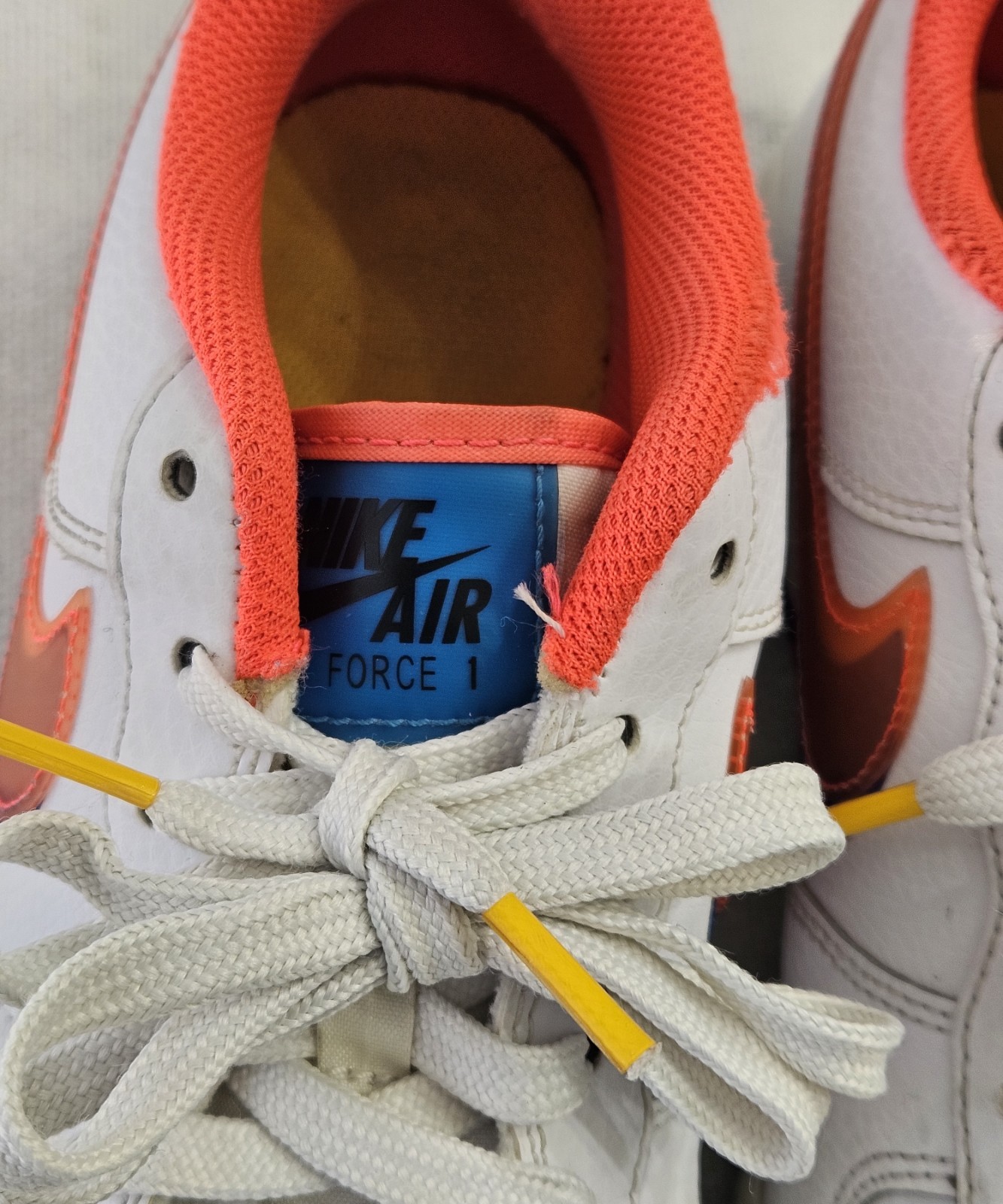 NIKE AIR FORCE 1 LV8 OFFSET 3D SWOOSH SNEAKERS Size Women Size 7 DX1787-100