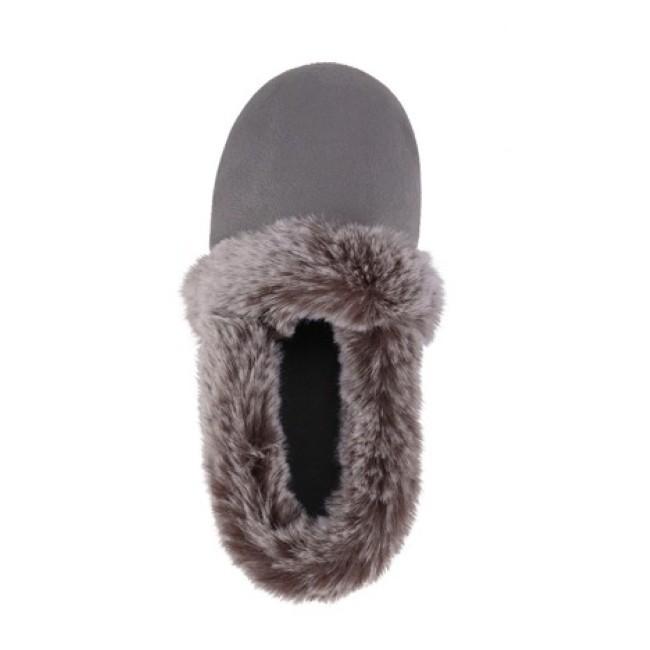 ISOTONER BLAKE Microsuede Slippers A-line Rubber Bottom Women’s Size 5-6 NWT $36