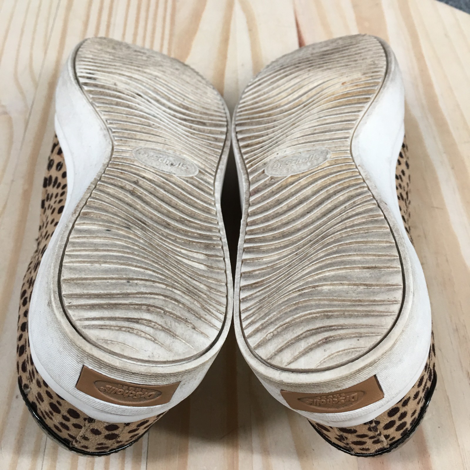 Dr. Scholls Wink Slip On Sneaker Shoes Womens 8 M Leopard Low Top Casual Brown