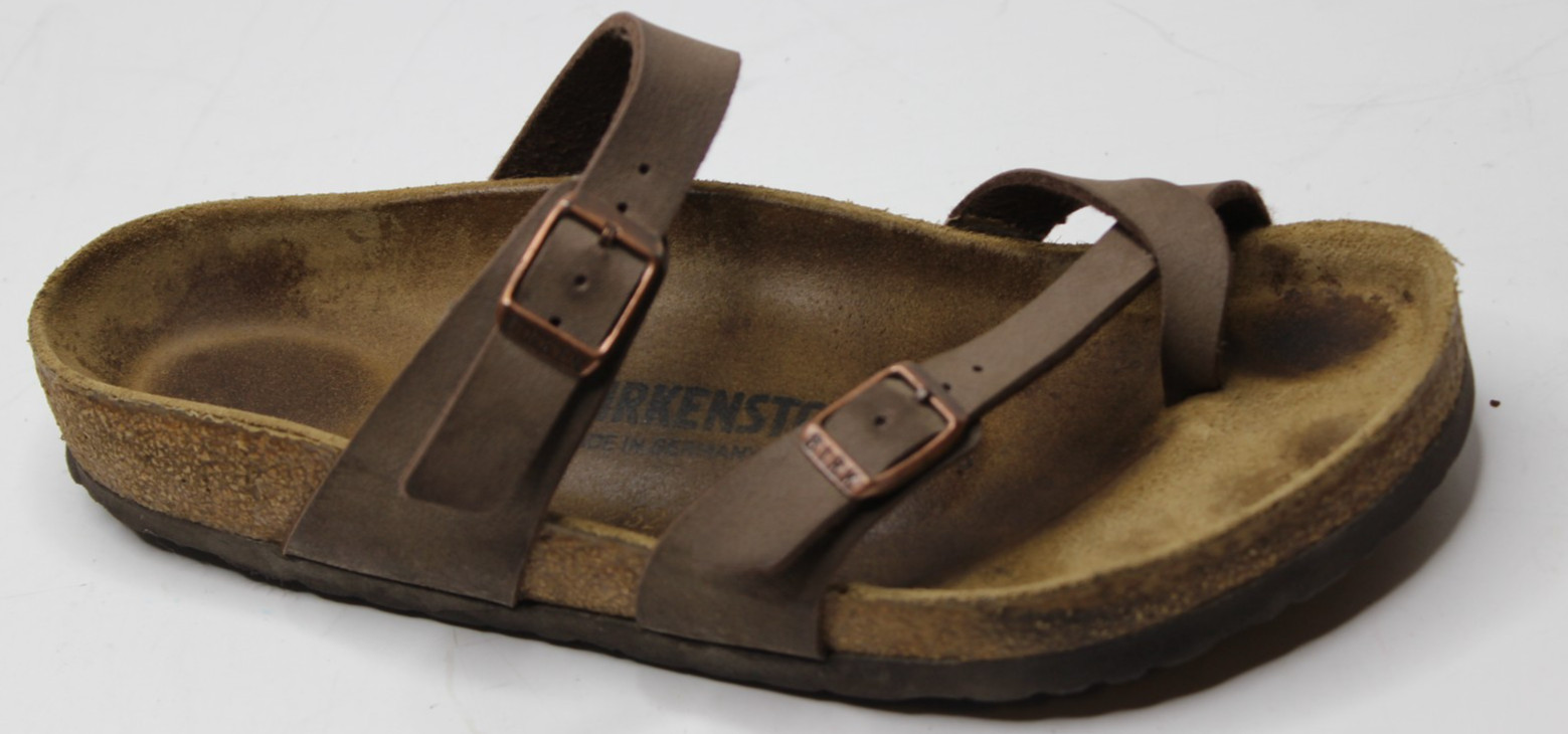 Birkenstock TABORA Brown Sandals 39 Regular 8-8.5 US Germany Arch Support
