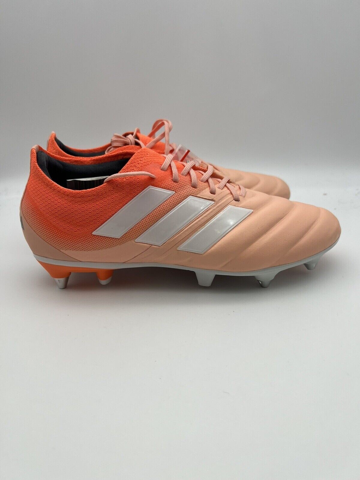 Adidas Copa 19.1 SG Soccer Cleats Orange Pink Peach G25816 Womens Sz 8