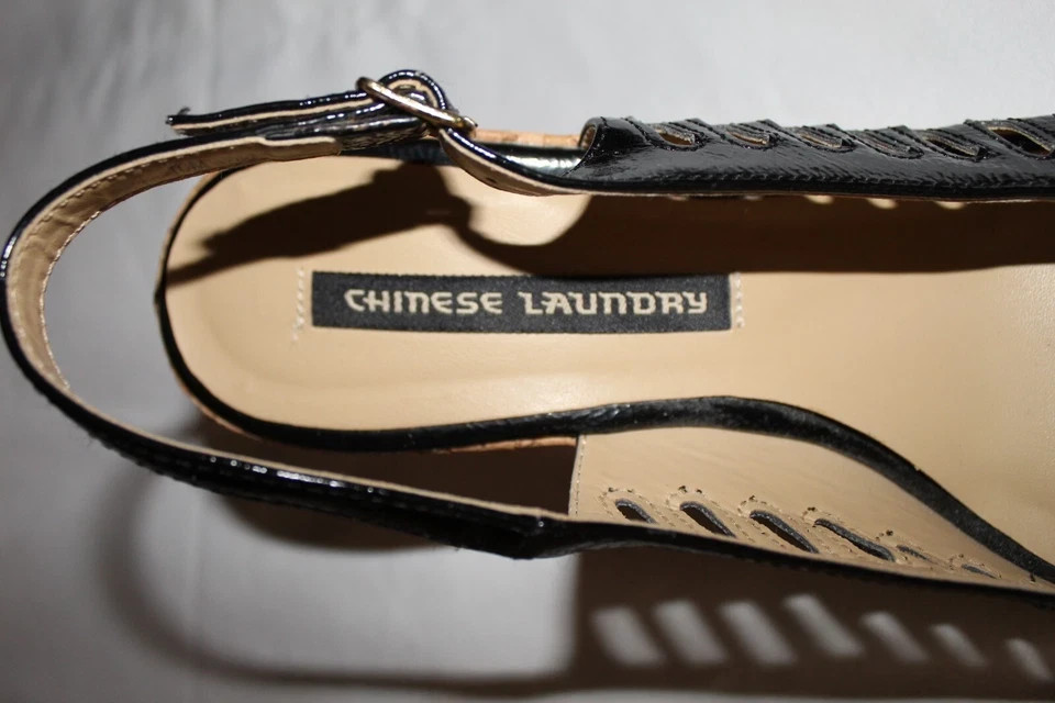 CHINESE LAUNDRY Women’s Dress Shoe 3.5 IN WEDGE HEEL black 10M