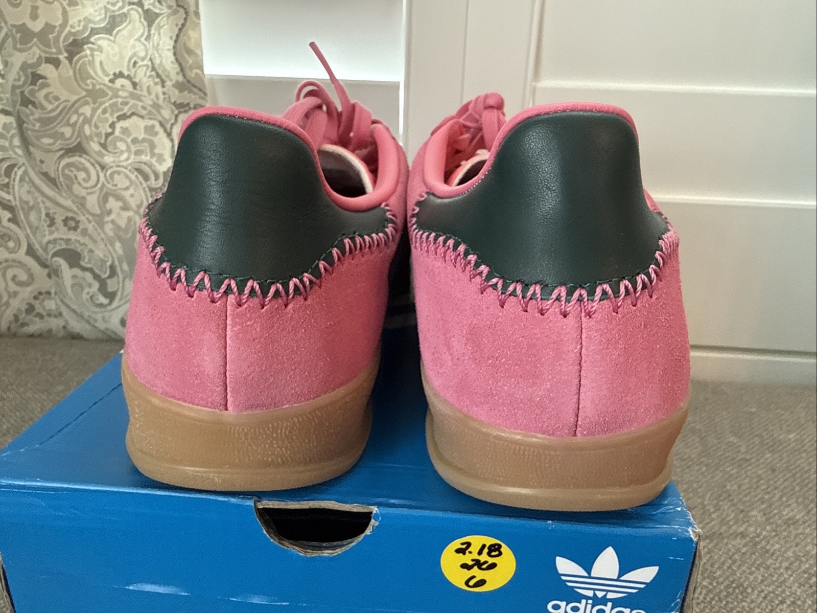 Women’s Size 9 Adidas Gazelle JI2014 Pink Sneaker Shoes