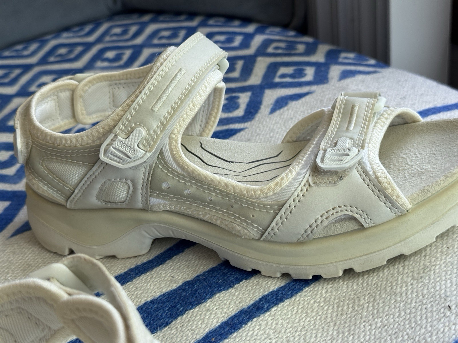 Excellent ECCO Sport Womens Yucatan Plus Offroad Sandals EU 40 US 9-9.5 Leather