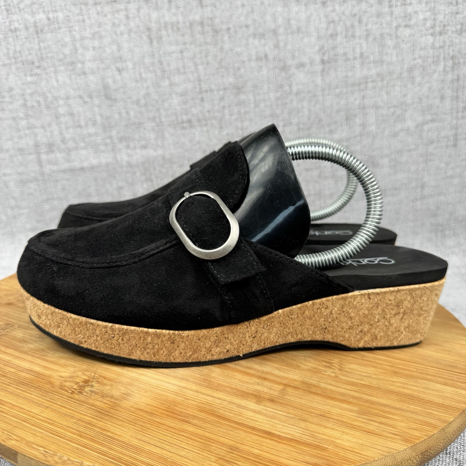 Corkys Footwear Womens All Get Out Clogs Size 8 Buckle Comfort Slip On Shoes