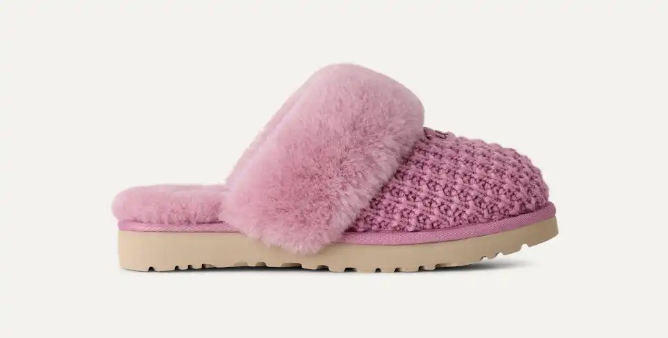 UGG Women’s Cozy Knit Fur Slippers Multicolor – New – Free SHIPPING!!!