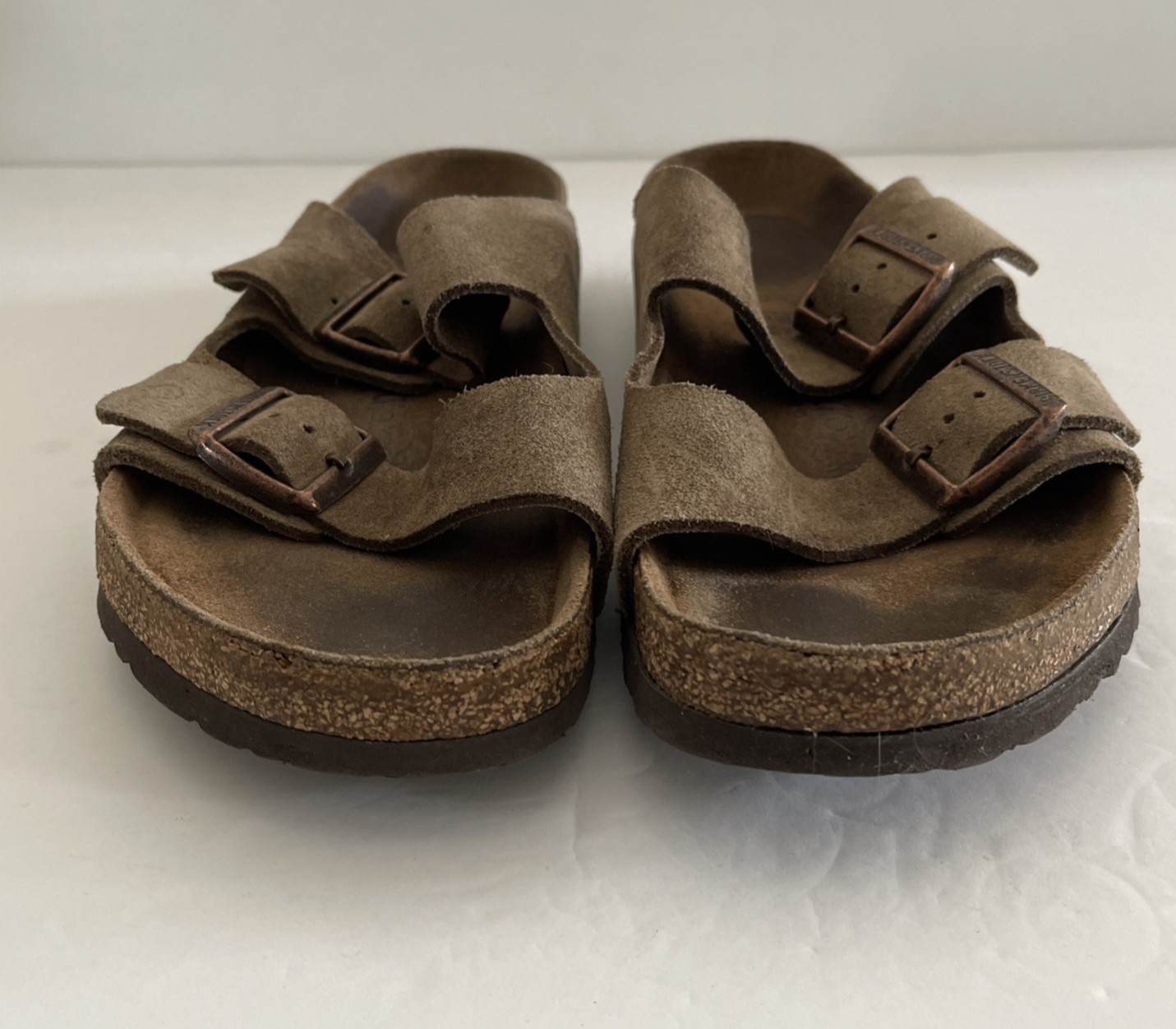 Birkenstock Arizona Soft Footbed Sandals size 42 (L11/M9) Regular /Wide Suede